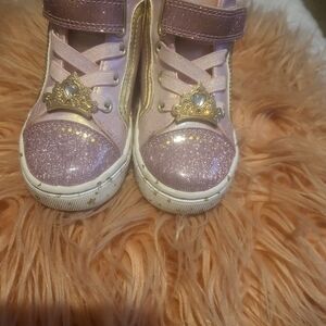 Disney Princess Toddler Girl High Top Sneakers